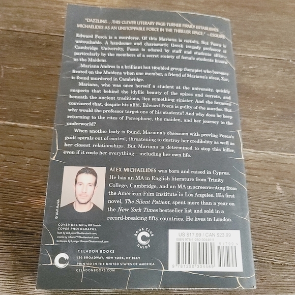 The Maidens By Alex Michaelides Paperback Book - Picture 3 of 4